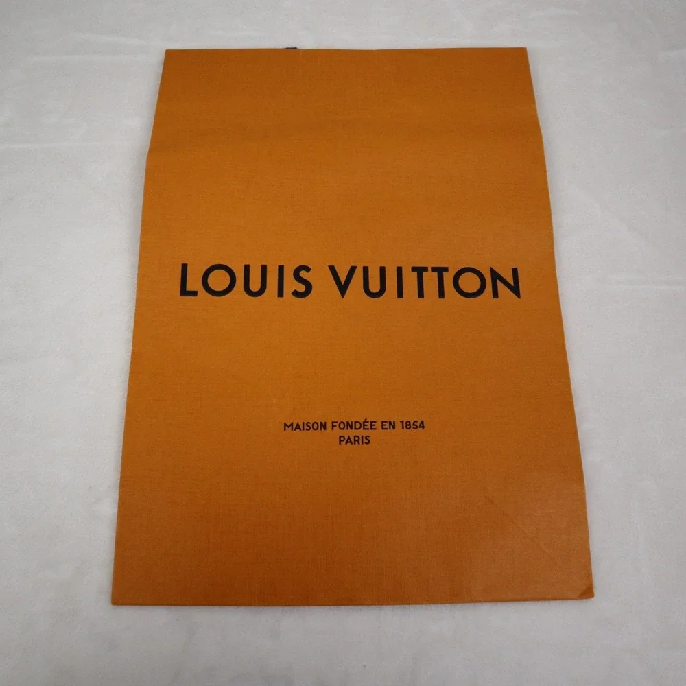 Lot of 3 - Louis Vuitton Authentic Paper Classic Shopping Tote Bag Orange